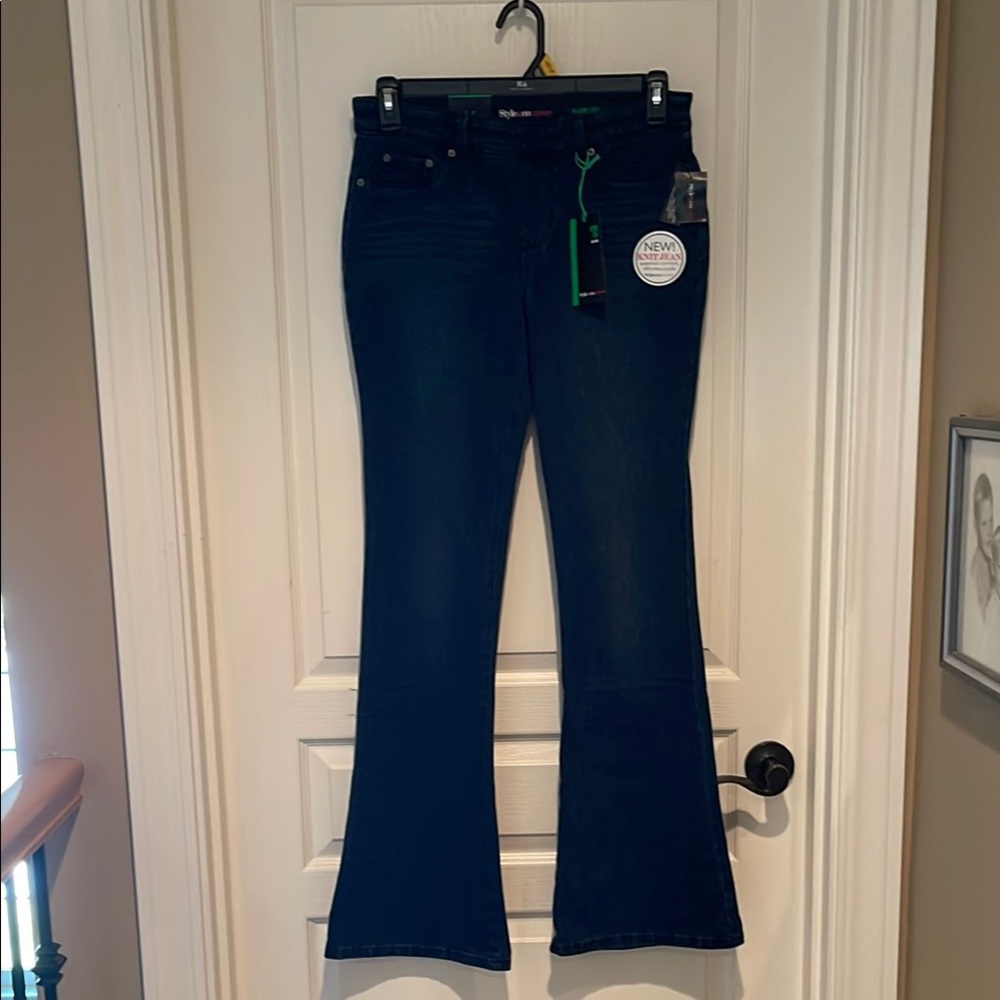 Style & Co. Dark Blue Flare Jeans
